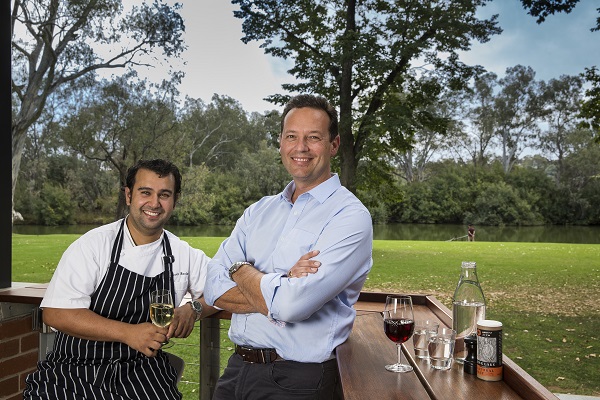 Head Chef Ludo Baulacky and River Deck owner Alex Smit