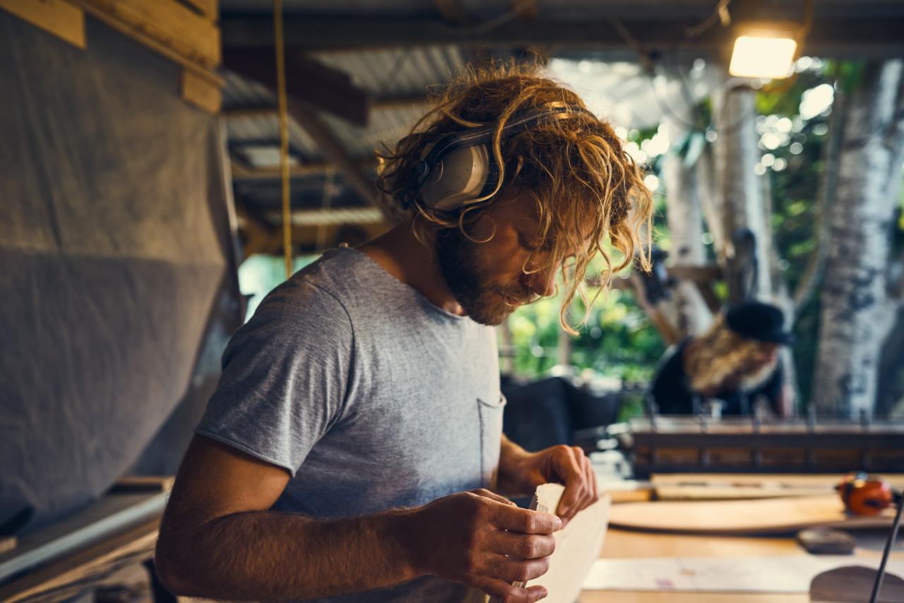 Man in workshop