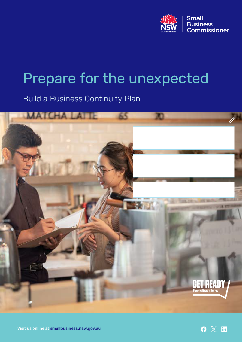 Continuity plan guide cover