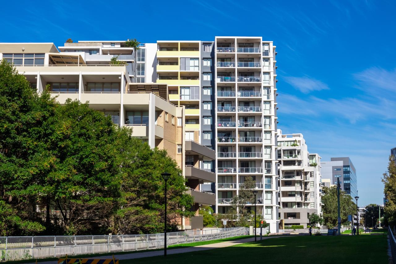 Apartment building in inner Sydney suburb