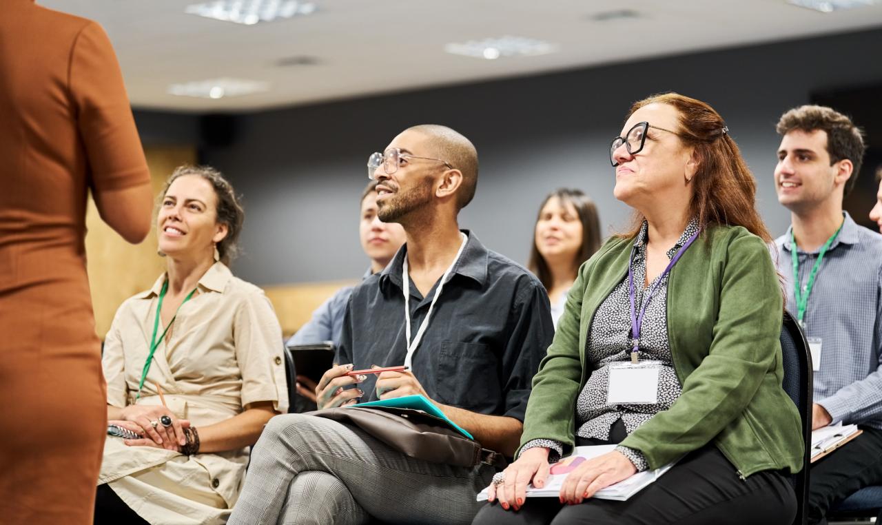 People in audience